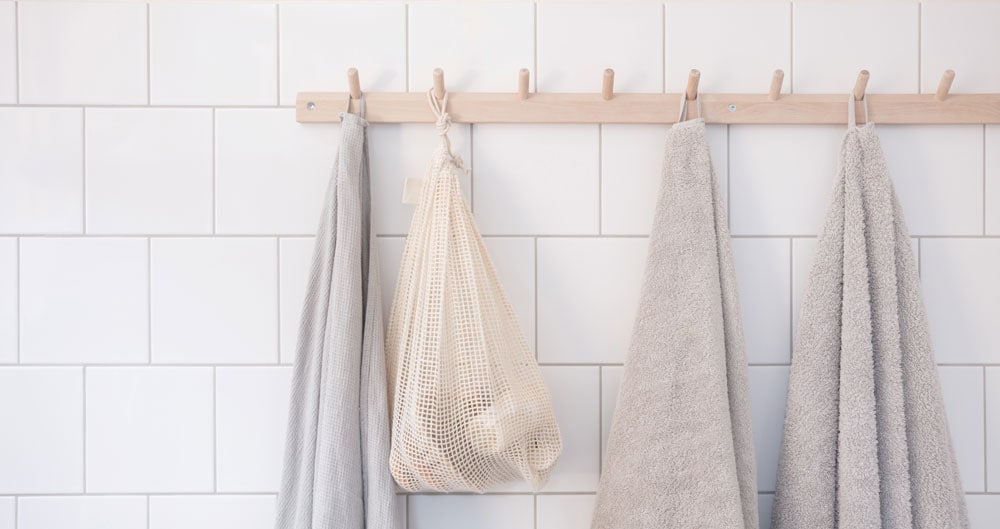 Bathroom textiles from Norrgavel