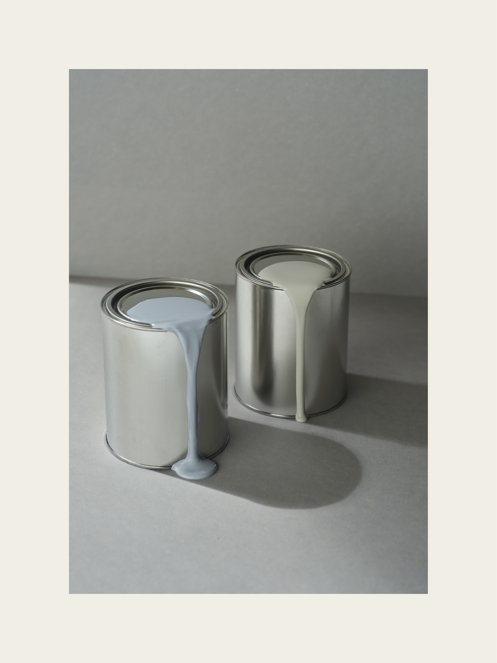 Two paint cans