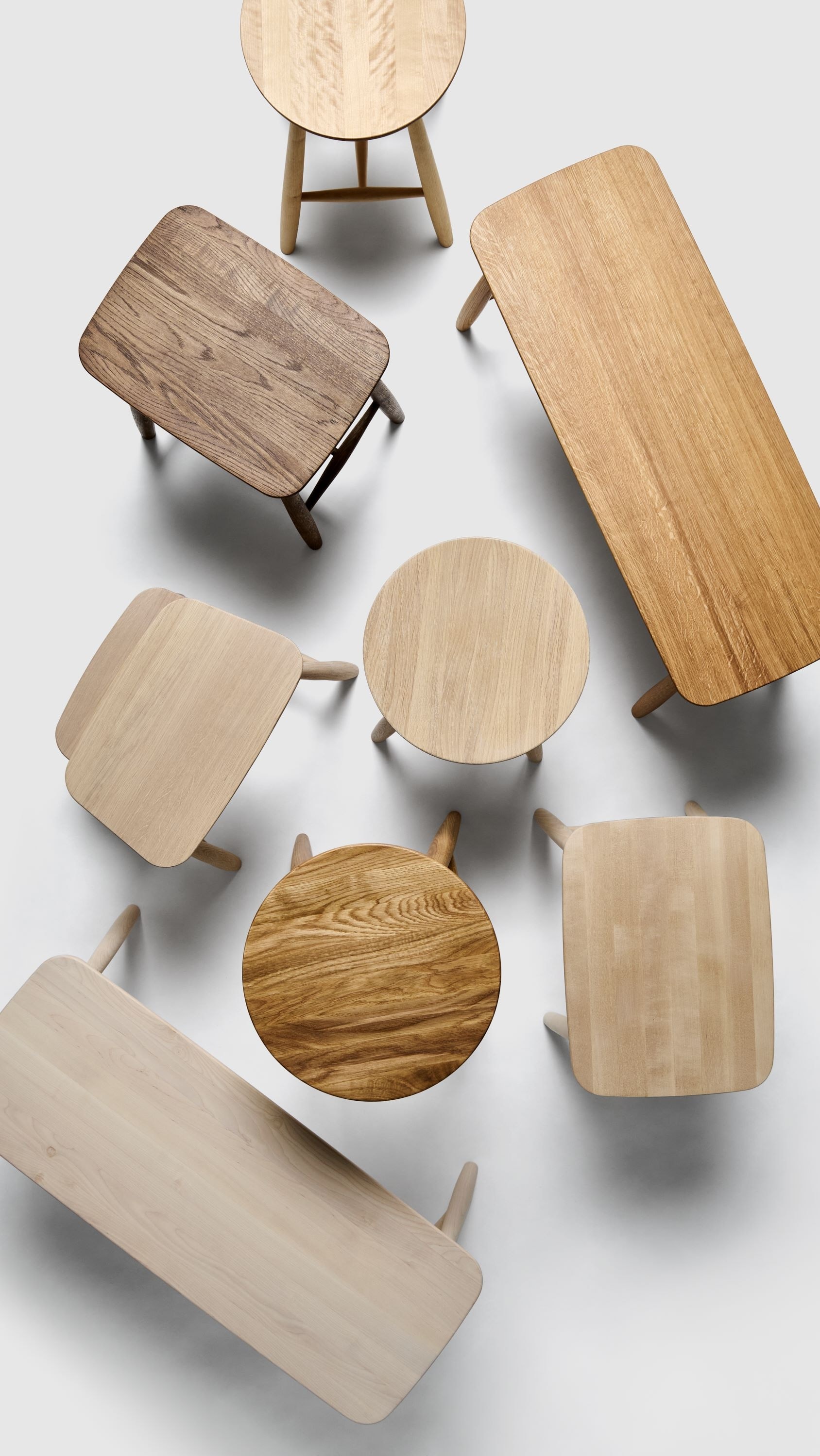 stools in different sizes
