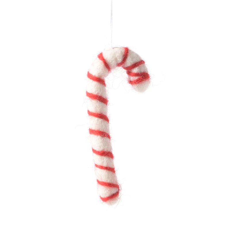 Christmas Ornament Red & White Candy Cane