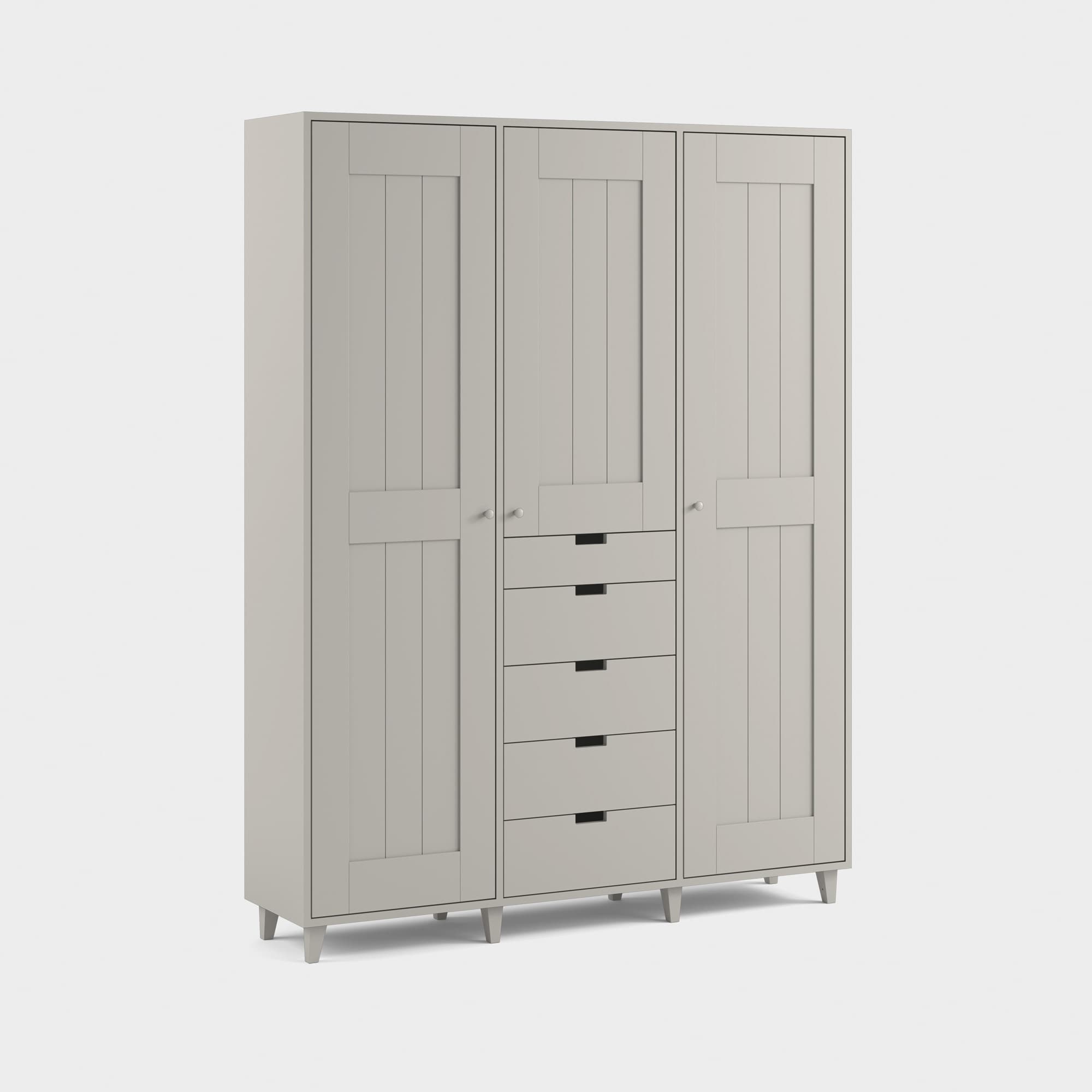 Massiv wardrobe with drawers H10/M111, 38 cm