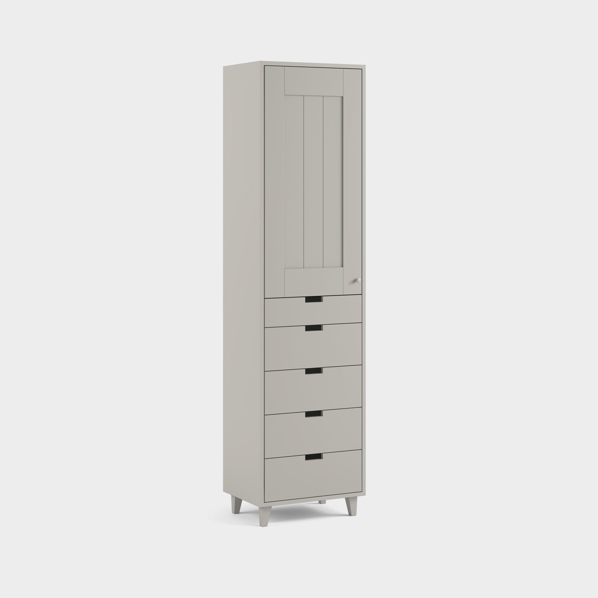 Massiv wardrobe with drawers H10/M1, 38 cm