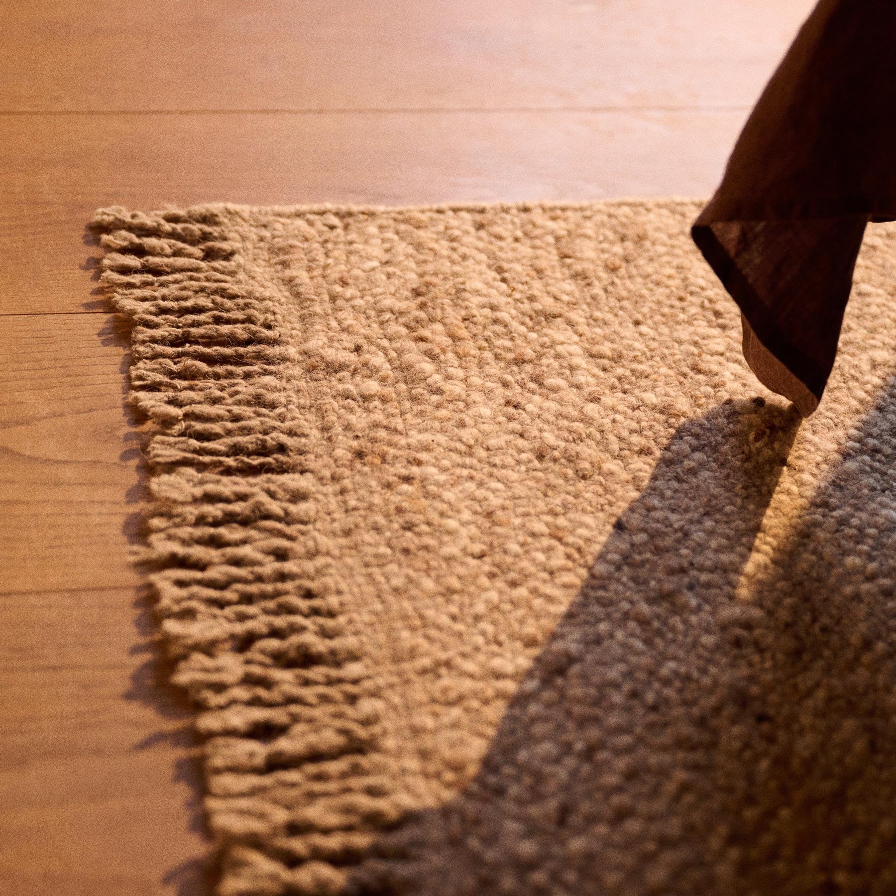 Rug Sample Slub brown