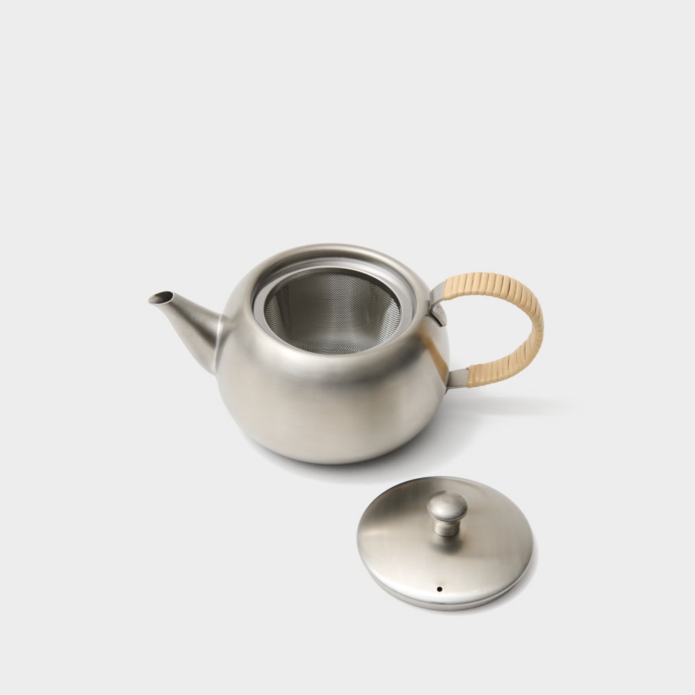 Teapot stainless steel low