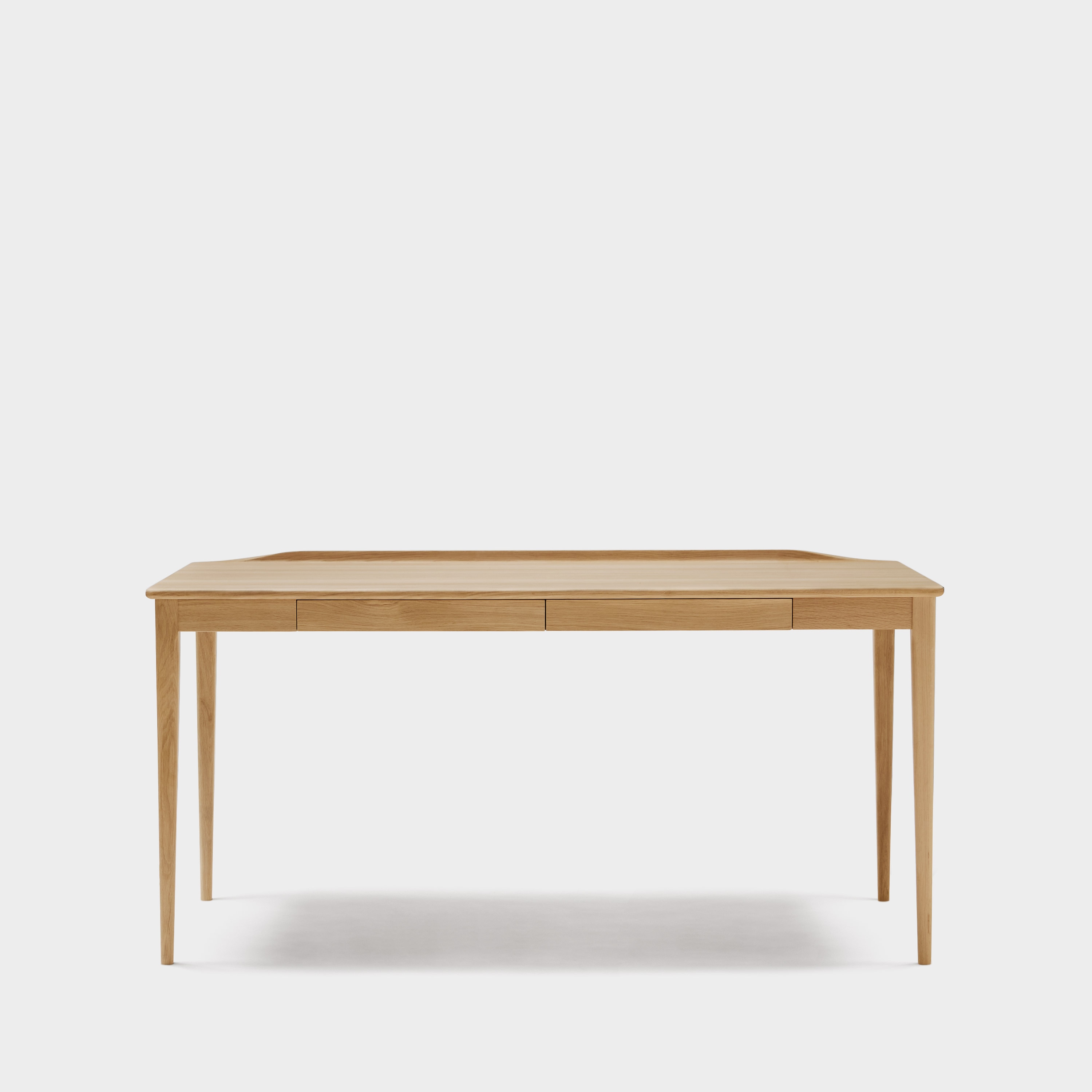 Fine-Edged Desk Oak 72x152 cm