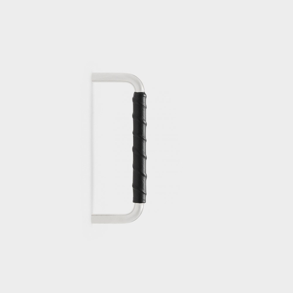 Leather-coated handle