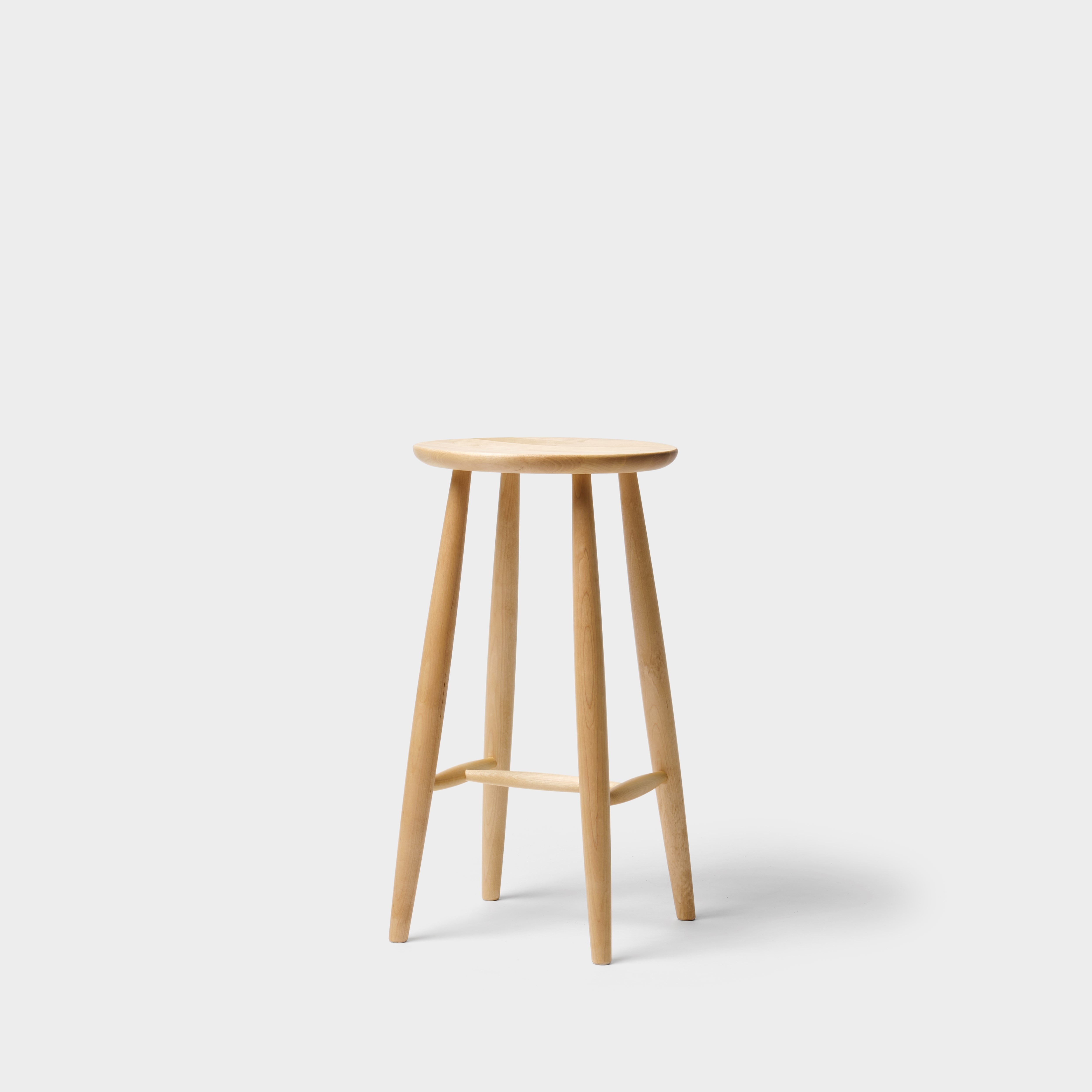 Pinn stool round high
