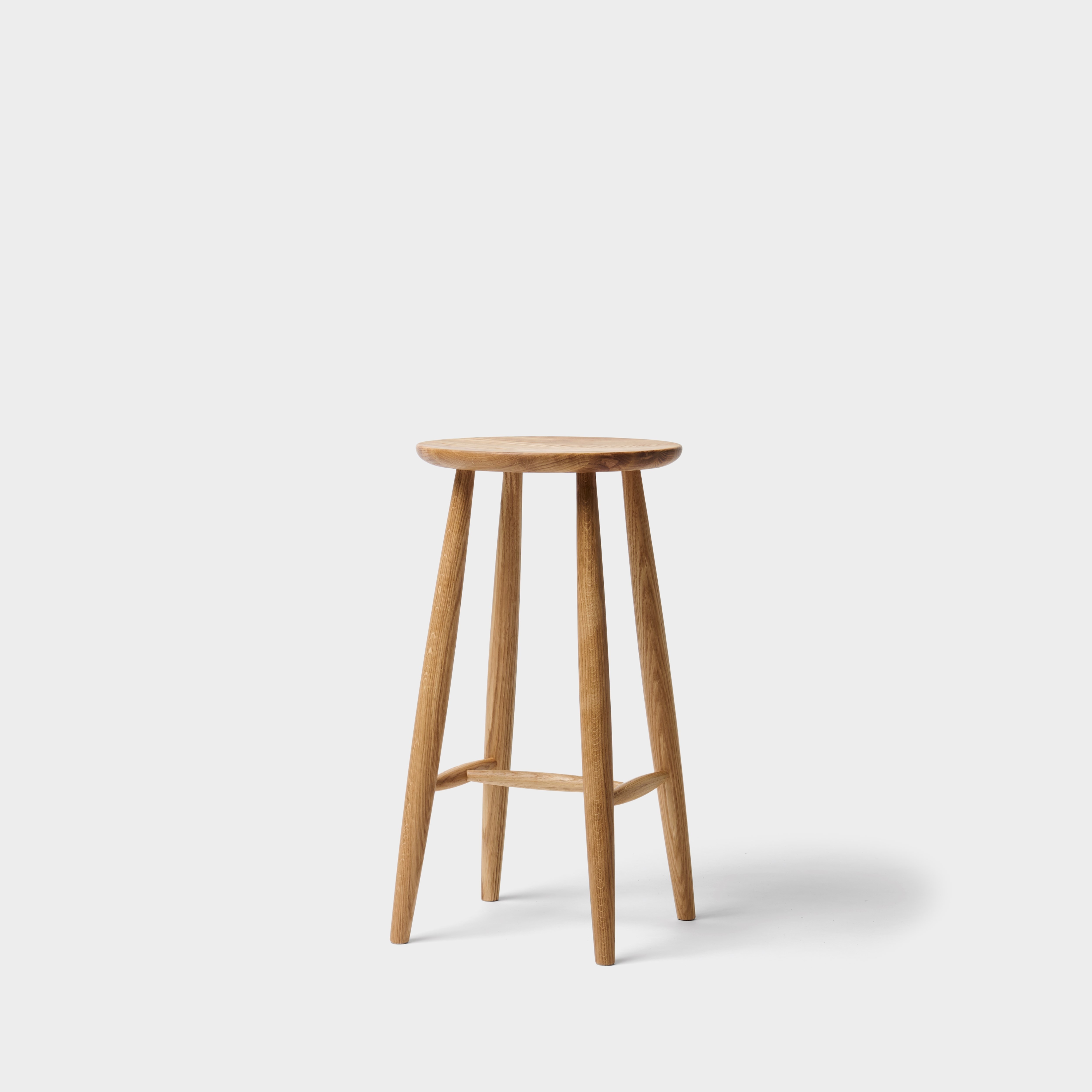 Pinn stool round high
