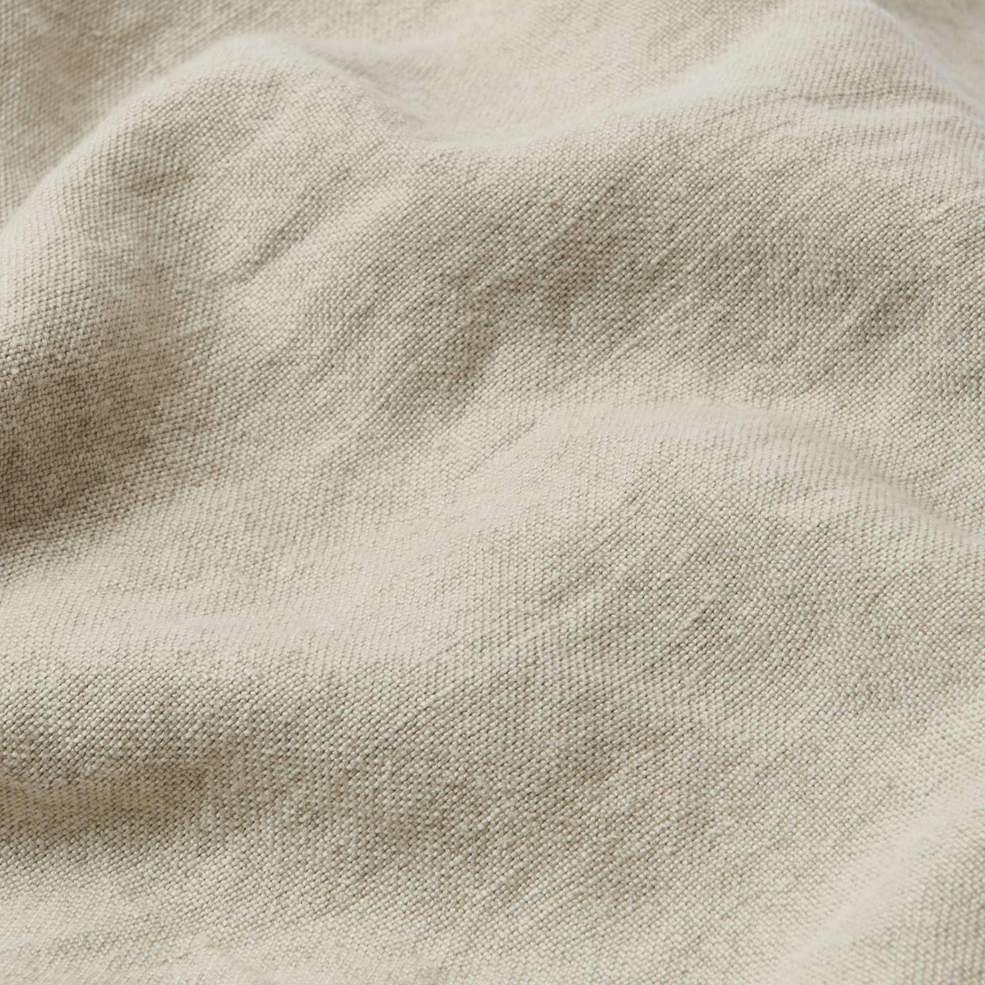 Coarse linen bedspread