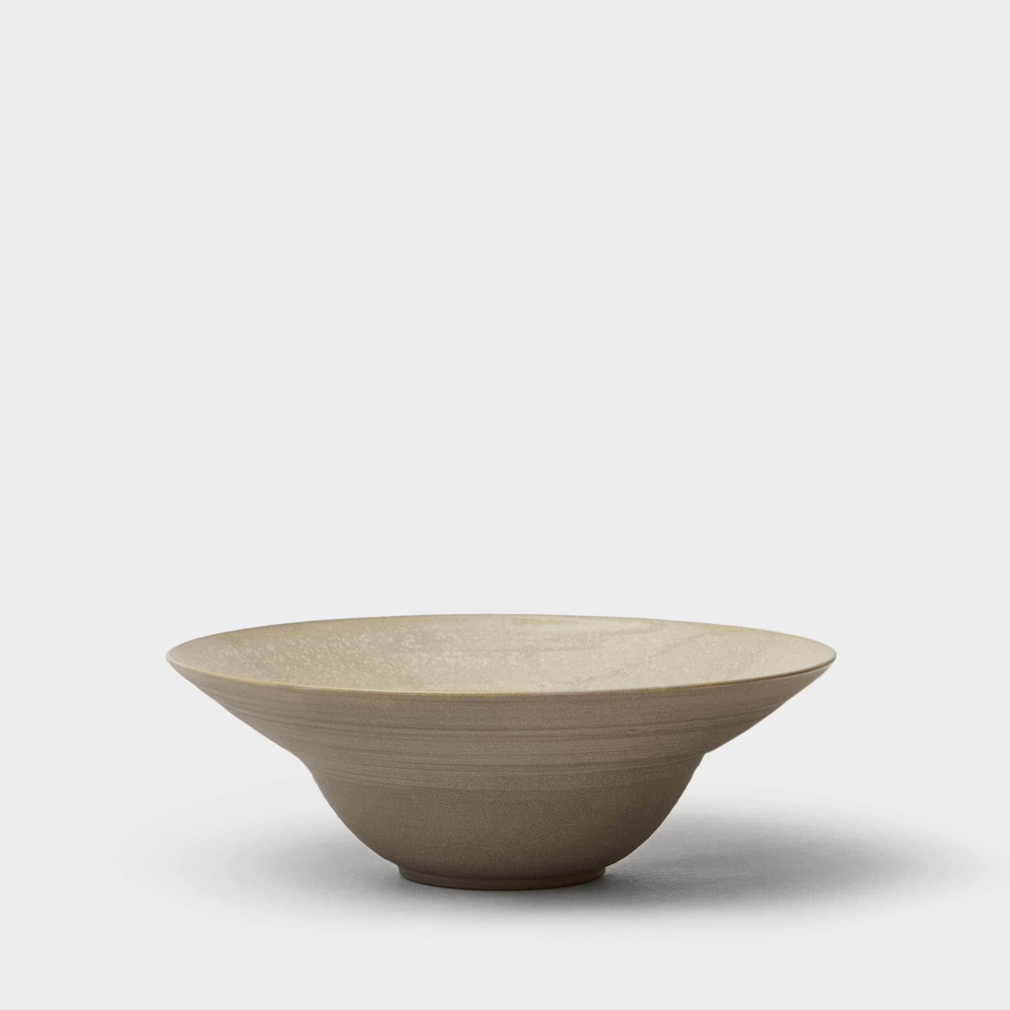 Pasta bowl crystal glaze/brown 25 cm -