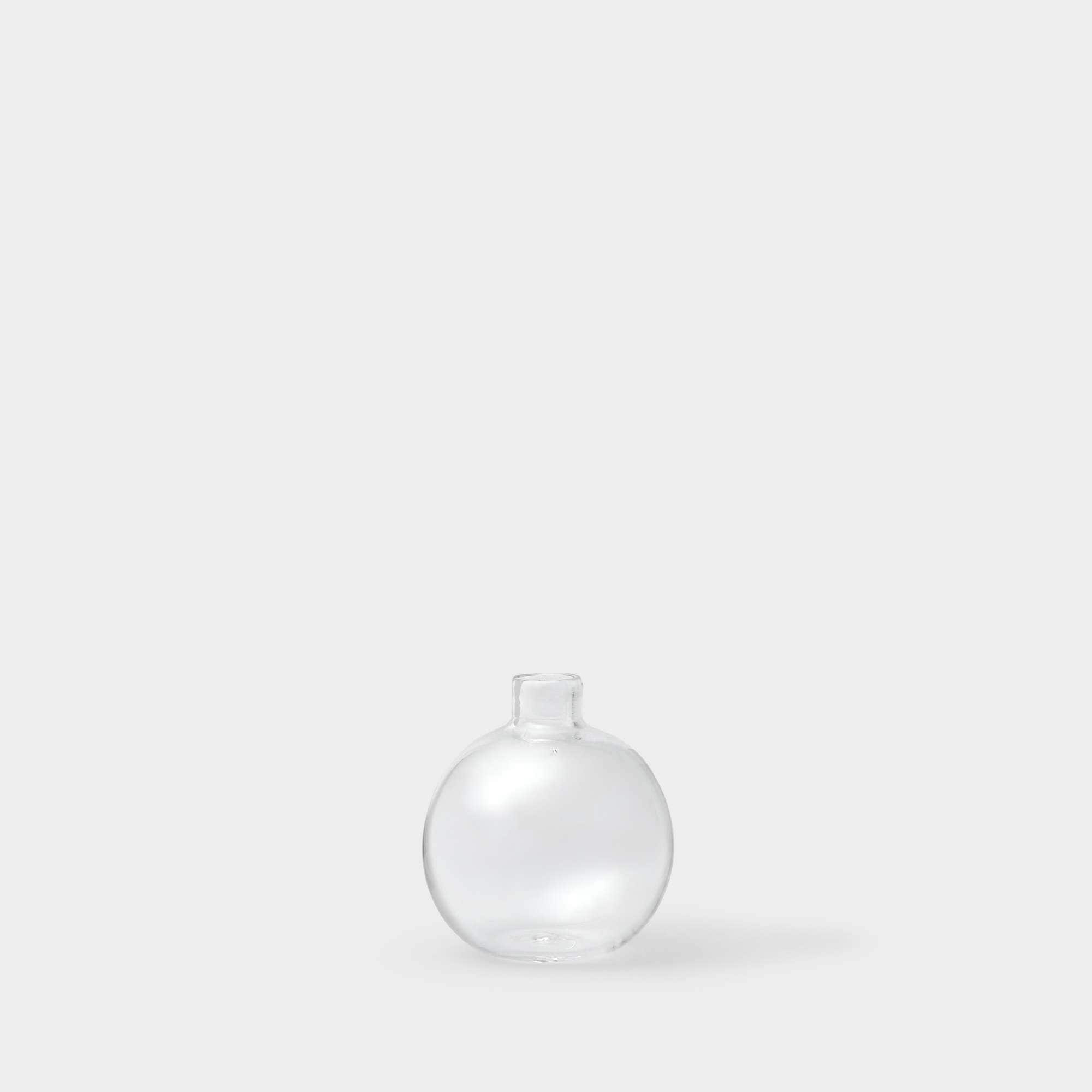 Vase Albin clear glass 8 cm