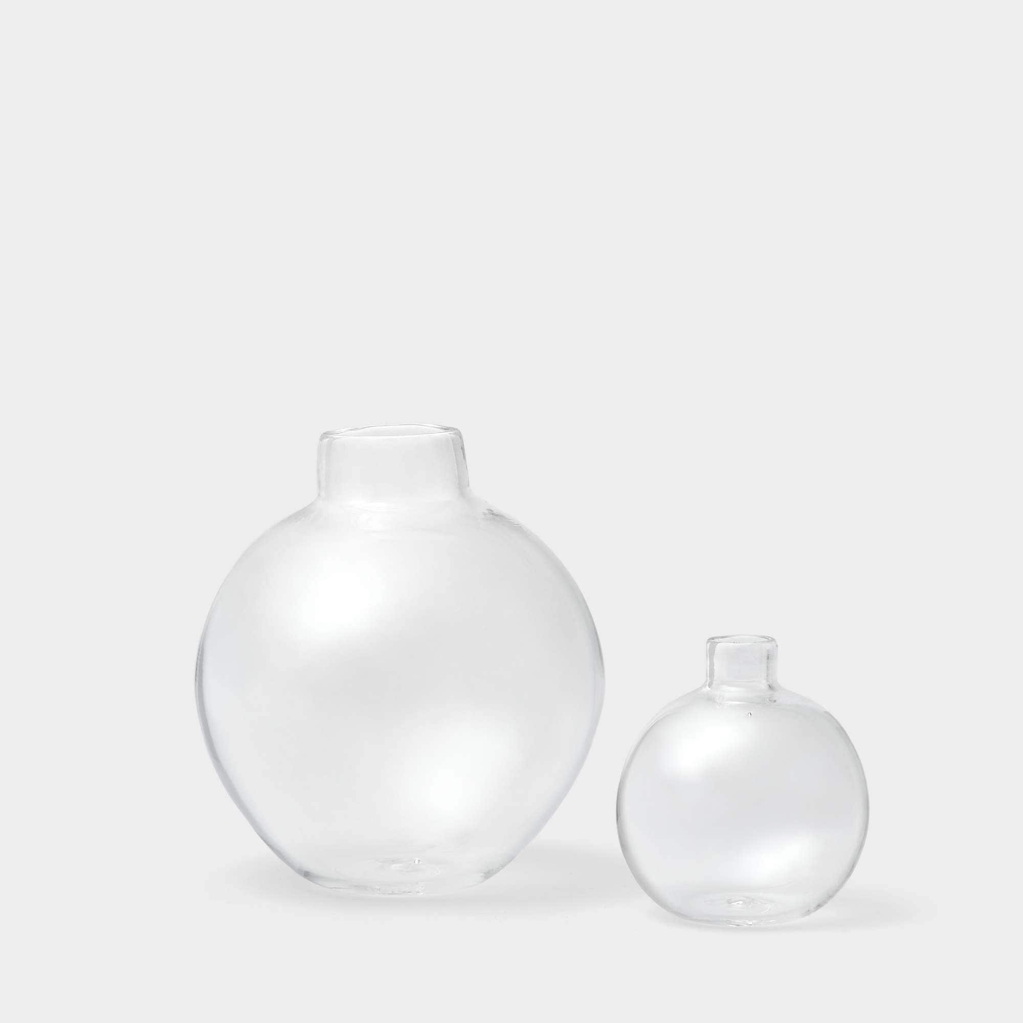Vase Albin clear glass 8 cm