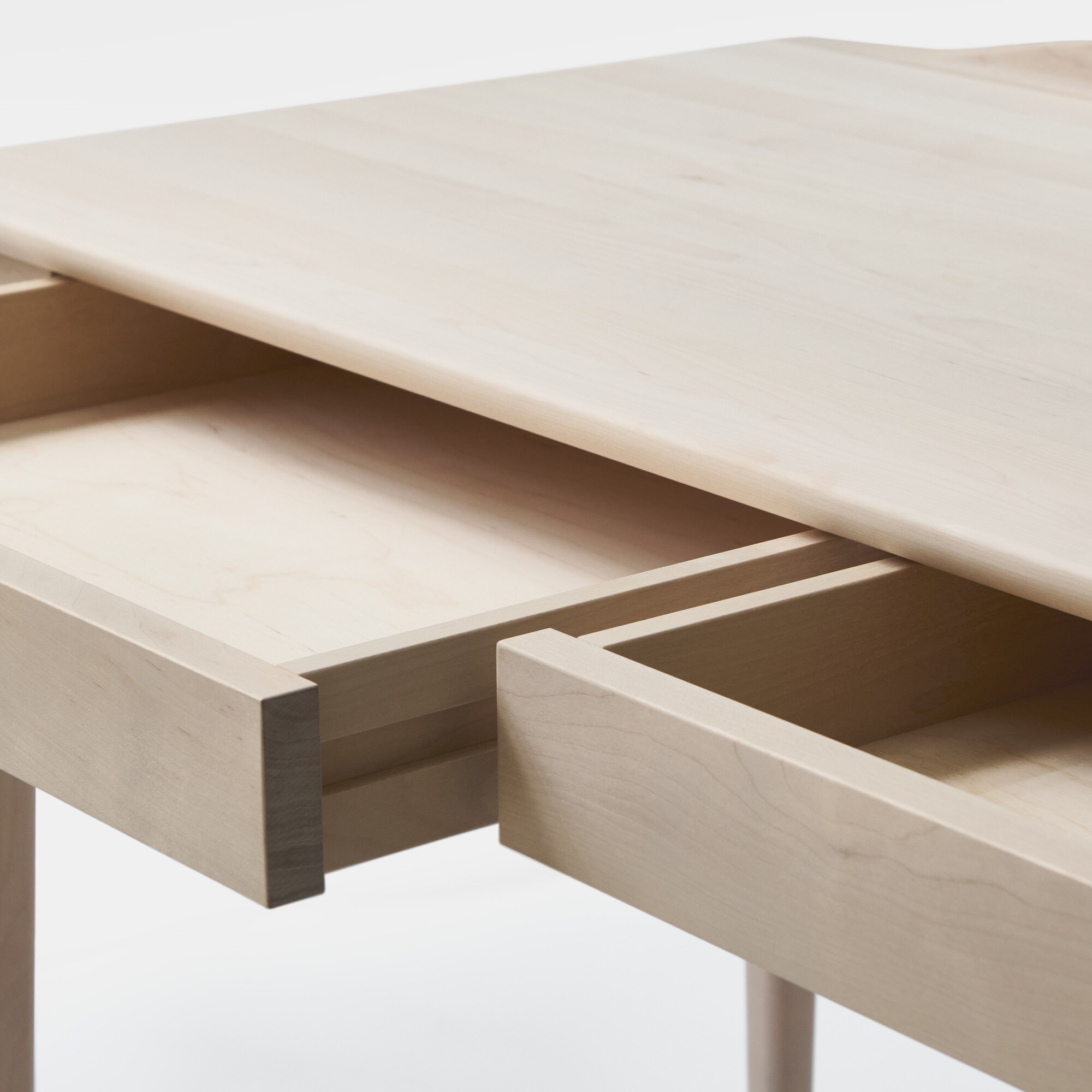 Fine-Edged Desk Birch 53x123 cm