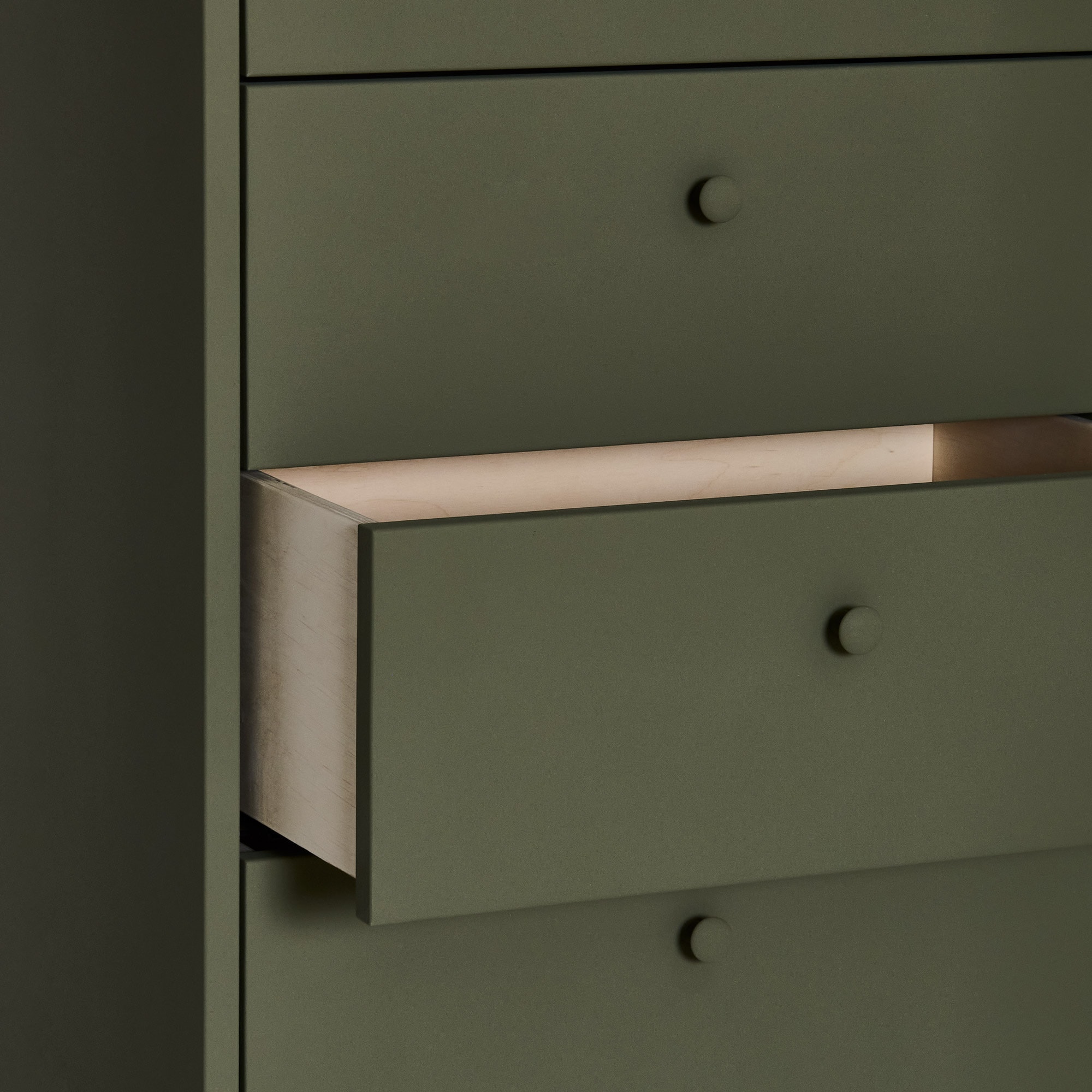 Massiv wardrobe with drawers H10/M1, 58 cm