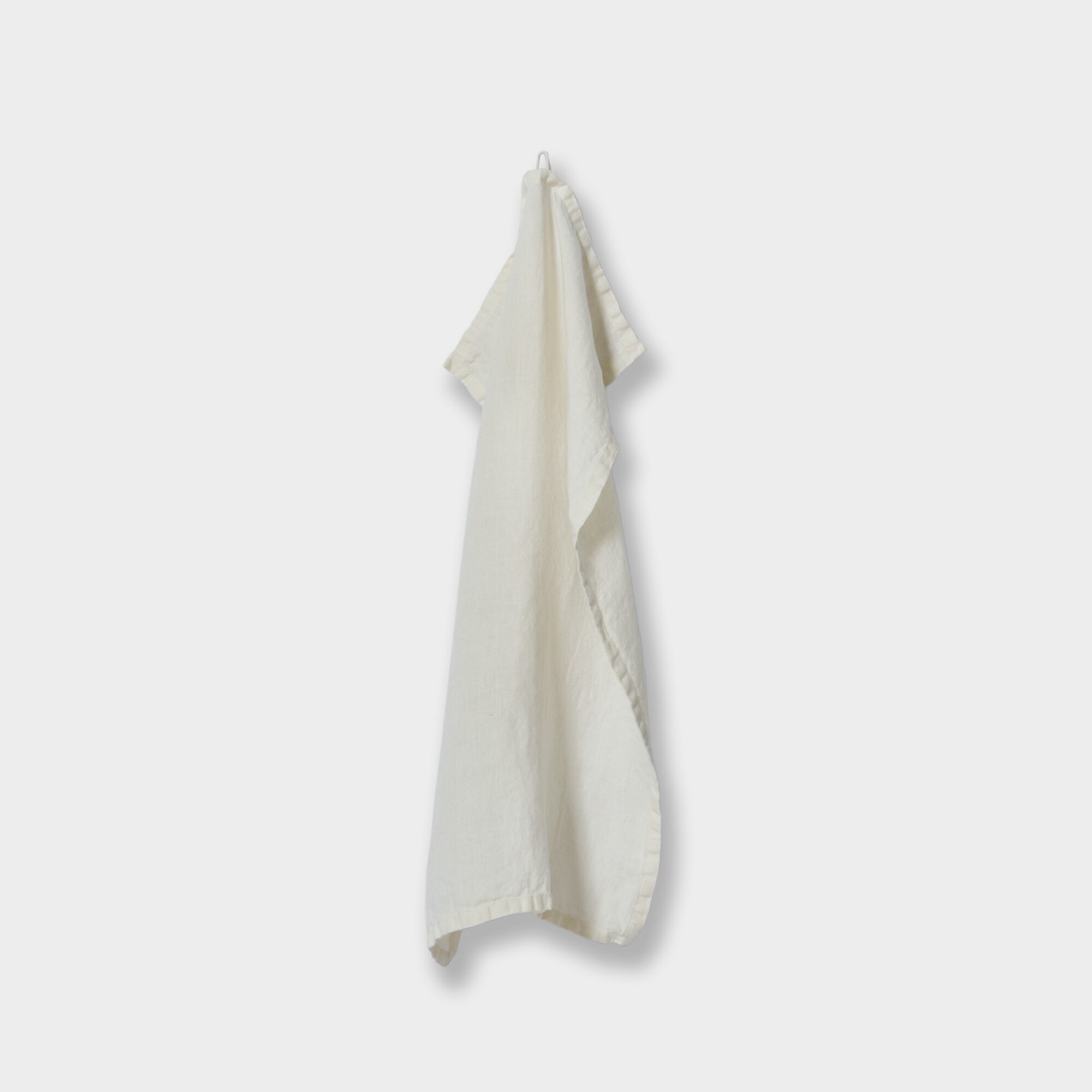 Tea towel Linen eggshell