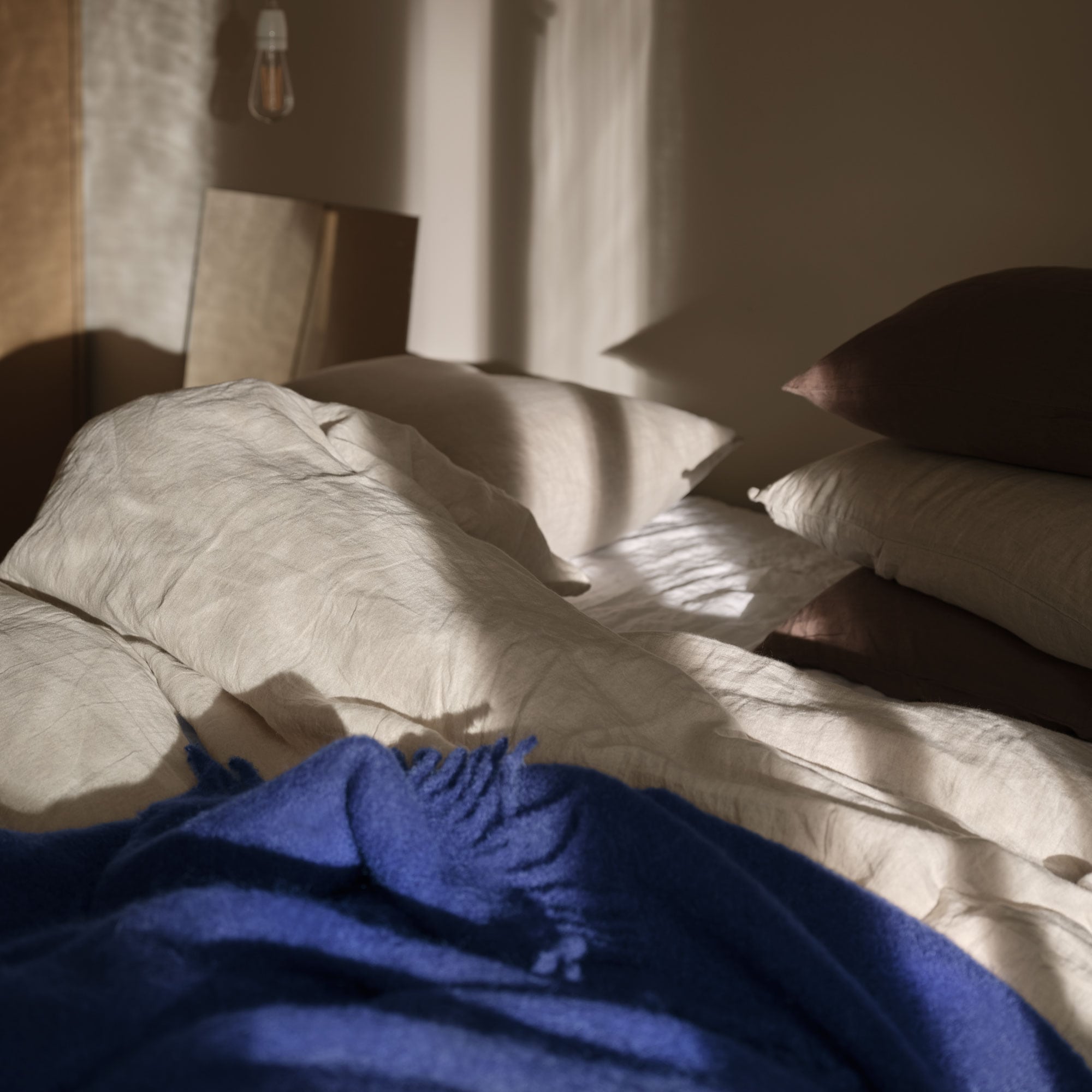 Linen duvet cover & pillowcase