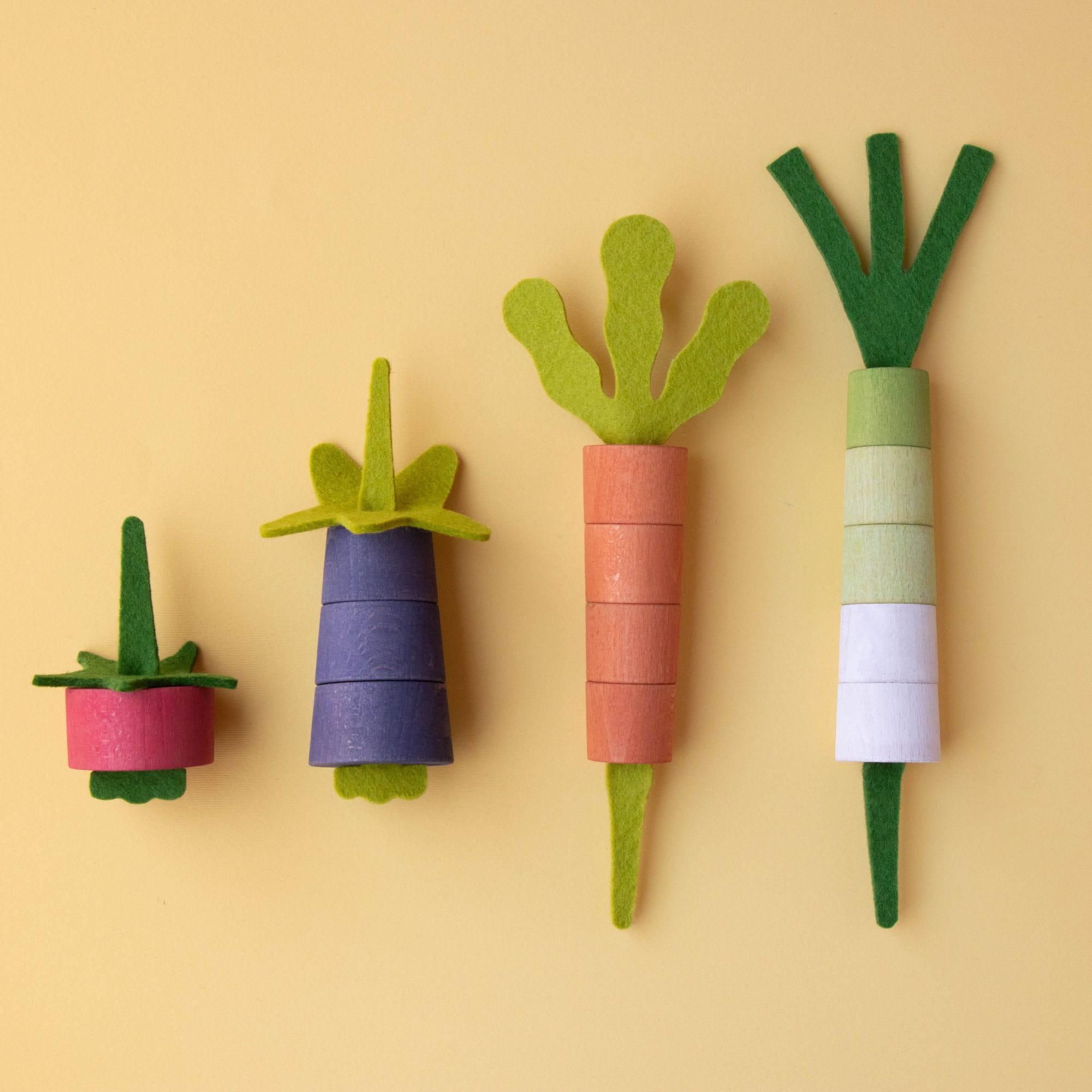 Wooden toys, Veggies