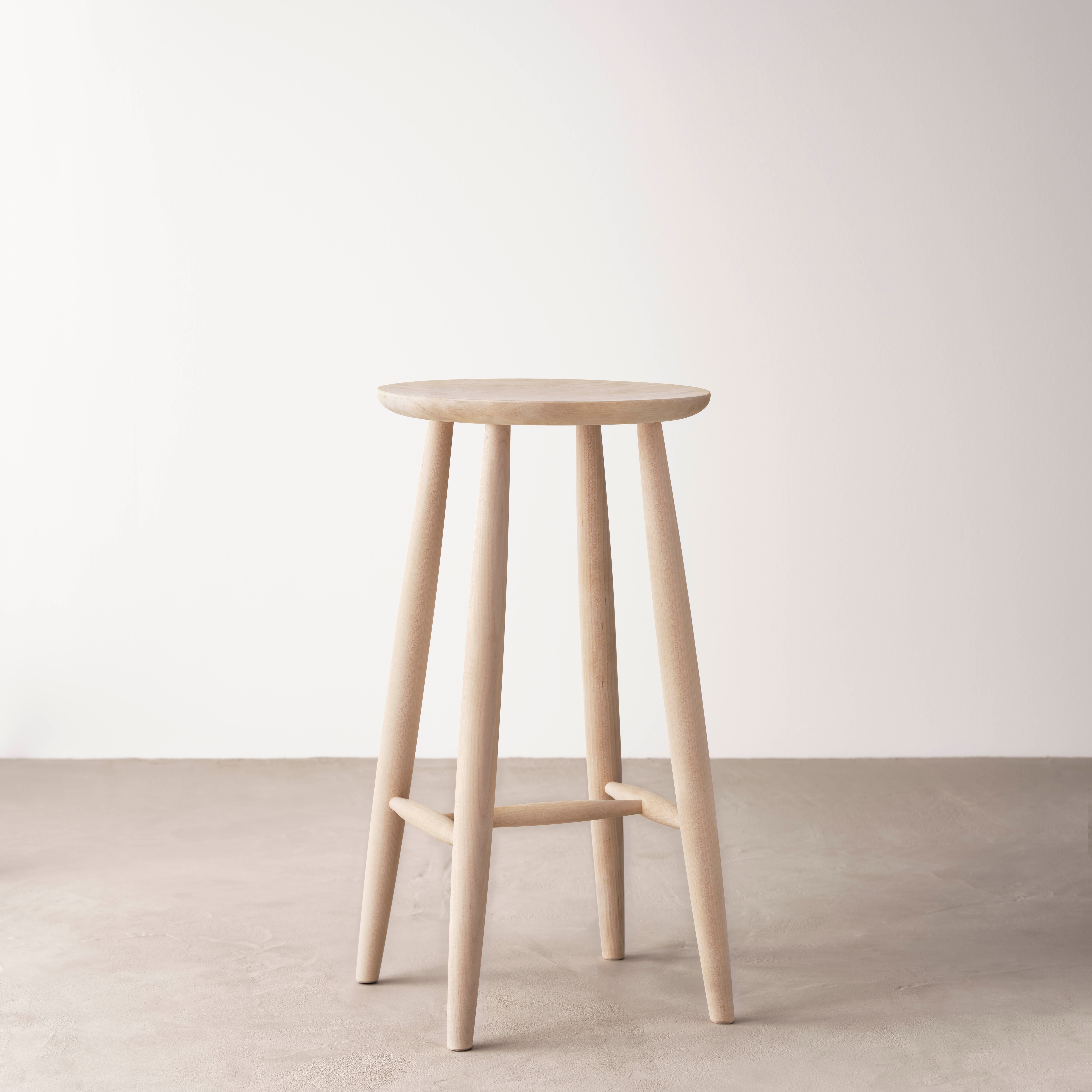 Pinn stool round high
